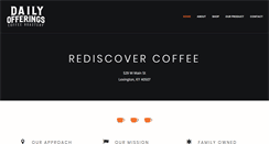 Desktop Screenshot of dailyofferingscoffee.com